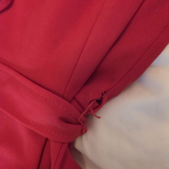 Calvin Klein Red Sleeveless Jumpsuit - Picture 3 of 3